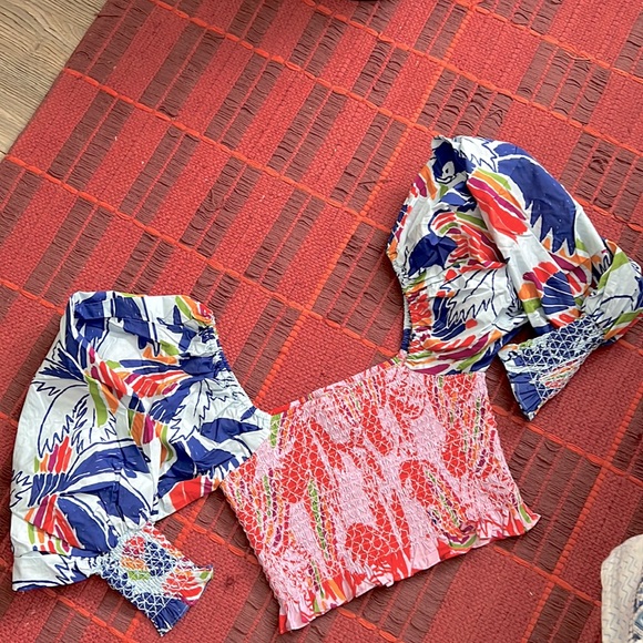 Skirt and top tropical set - Picture 1 of 3
